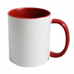 Mug Bicolore Blanc/Rouge